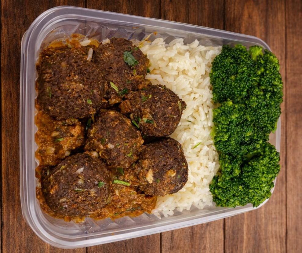 Almôndegas de Proteína de Soja